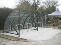 Project - FalcoQuarter Cycle Shelter for Layer de la Haye Primary School! 