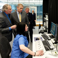 Land attends Royal opening of Strathclyde University's new research centre