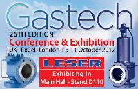 LESER exhibiting at GASTECH Stand D110 in the Main Hall
