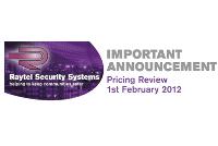 Notice of Pricing Review – 1st February 2012