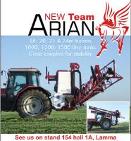 New Arian tractor mounted sprayer to be launched at Lamma