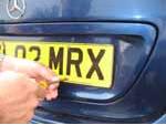 Car Number Plate Theft / Registration Plate Theft