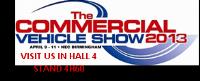 We will be exhibiting at the CV show 2013 