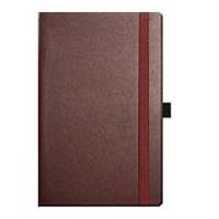 Burgundy Nappa Leather Notebook from Stablecroft