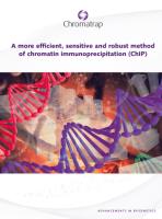 Introduction to a Novel Chromatin Immunoprecipitation (ChIP) Method