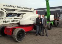 AH-Lift receives two Niftylift HR28 Hybrids, the first to arrive in Denmark