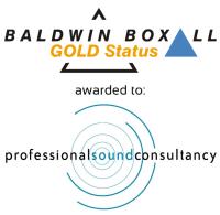 Professional Sound Consultancy Awarded Gold Status
