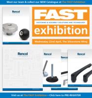 Rencol Components will launch our NEW Catalogue at the FAST Exhibition on the 22nd April at Silverstone Circuit, Northamptonshire.
