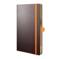 Brown and orange luxury notebook
