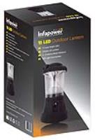 INFAPOWER 15 LED OUTDOOR LANTERN INC BATTS	
