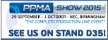 PPMA Show at Birmingham NEC