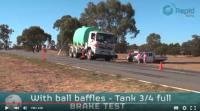 Baffle Ball System Water Tank Testing