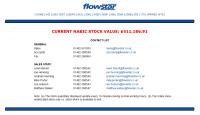 Nabic Safety Valves and Relief Valves - Account Customer website with Live Stock Levels, Pricing and Datasheets