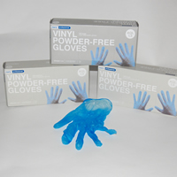 Powdered Vinyl Disposable Gloves
