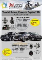 403 - Vauxhall Antara and Captiva Now Available