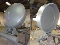 Acoustic Hood for a Vertical Balancing Machine