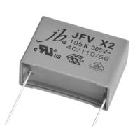 JFV series of X2 EMI Suppression Film Capacitors from jb Capacitors