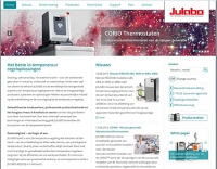 New! JULABO website - now available in Dutch