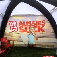 Instant Marquees at Boardmasters Festival 2015 with Up & Go