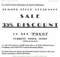 Summer Stock Clearance