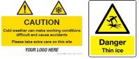 Get 10% off winter safety signage this December