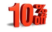 10% off this July _ENDED