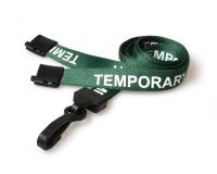Temporary staff badge lanyards from Stablecroft