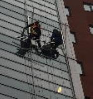 Rope team complete 7th floor glass replacement