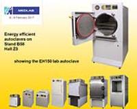 Energy Efficient Lab Autoclaves featured at Medlab*