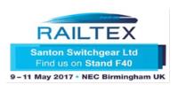 SANTON SWITCHGEAR LTD on RAILTEX 2017