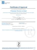 Fibrestar Achieves ISO 9001: 2015 Certification