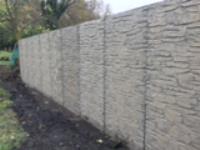 Whites Concrete panels for Cemetery Wall Structure