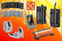 Profile compatible machine guard safety components from Elesa