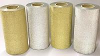  NEW Gold and Silver Glitter Laminating films
