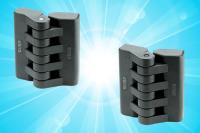 New high quality plastic hinges from Elesa for enclosures, access panels and machine guards