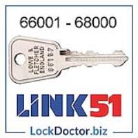 Link Locker Keys in the L&F Lowe and Fletcher Locker Key range 66001 68000