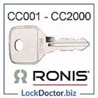 Replacement Ronis Keys and Locks for WSS Link Lockers in the range CC001 CC2000