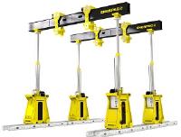Enerpac High-Capacity SL300 Hydraulic Gantry provides superior performance and capacity on a 2ft track gage for lifting and rigging applications