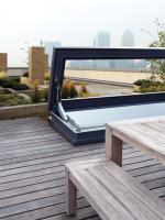 What safety features should be considered on electric opening rooflights?