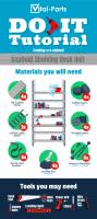 DIY Infographic: Make Your Own Scaffold Desk Unit
