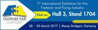 Come and meet Fabory, the Masters in Fasteners, at the Fastener Fair Stuttgart!