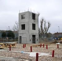 Milbank assist 9 fire stations with precast concrete drill towers