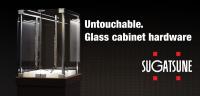 Untouchable. Glass showcase hardware