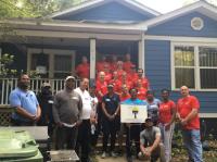 SWEP helps an Atlanta Habitat Homeowner with a ‘Brush with Kindness’