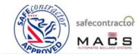 Top Safety Accreditation for Macs Automated Bollards Systems Ltd