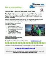 WE’RE RECRUITING – JOIN OUR TRANSPORT TEAM