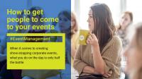 RSVP? How to get people to come to your events