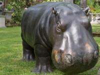 Bronze Hippo Statue Stolen from Chilstone Show Garden