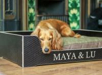 Review Of Our Personalised Dog Bed By Woof Wag Walk 