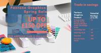Save up to £150 on selected Pantone Graphics Products